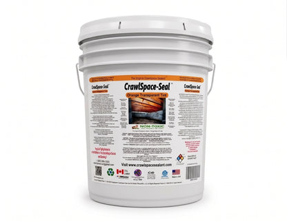 CrawlSpace-Seal Patented Wood Protection Sealer — 5 Gallon Orange Tint